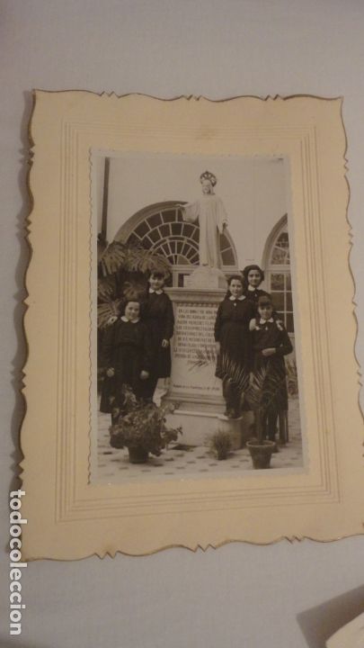 Fotograf&iacute;a antigua: ANTIGUA FOTOGRAFIA.NI&Ntilde;AS EN COLEGIO INMACULADA CONCEPCION.MORON DE LA FRONTERA.A&Ntilde;OS 50
