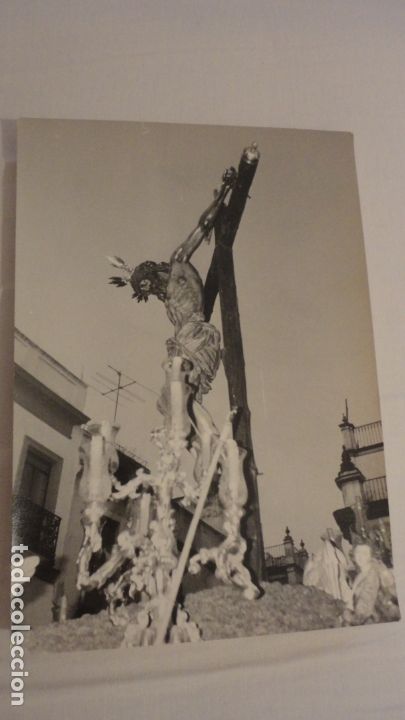 Fotografia antiga: ANTIGUA FOTOGRAFIA CRISTO SEMANA SANTA SEVILLA A&Ntilde;OS 60
