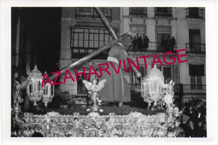 Antique Photography: SEMANA SANTA SEVILLA, ANTIGUA FOTOGRAFIA NTRO.PADRE JESUS DEL GRAN PODER,110X75MM