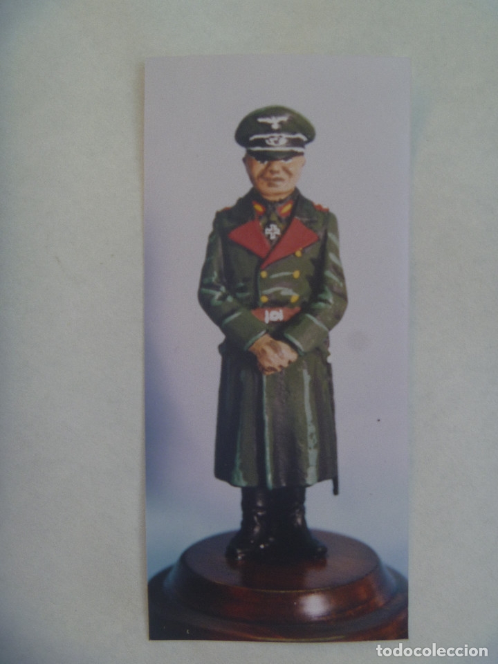 Fotografia antica: FOTO DE UN SOLDADITO DE PLOMO : MILITAR GENERAL ALEMAN, ALEMANIA NAZI , 2&ordf; GUERRA MUNDIAL
