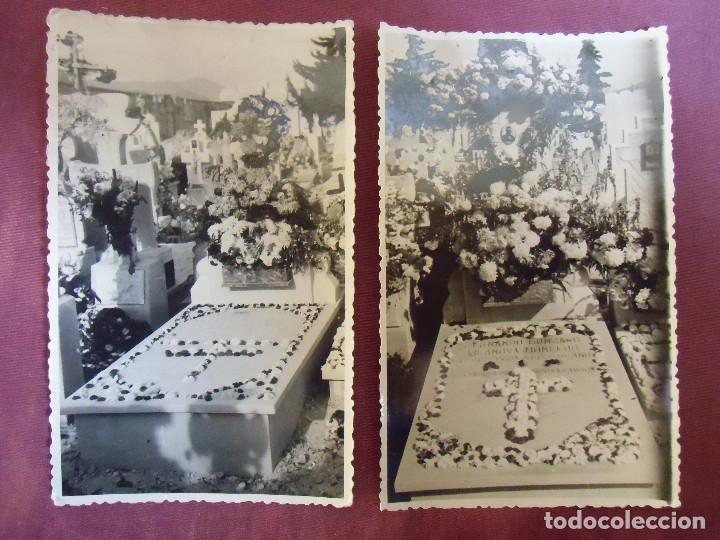 Fotograf&iacute;a antigua: ALCOY.CEMENTERIO,DIA DE TODOS LOS SANTOS,1951 Y 1952.FOTOS E.PAYA.