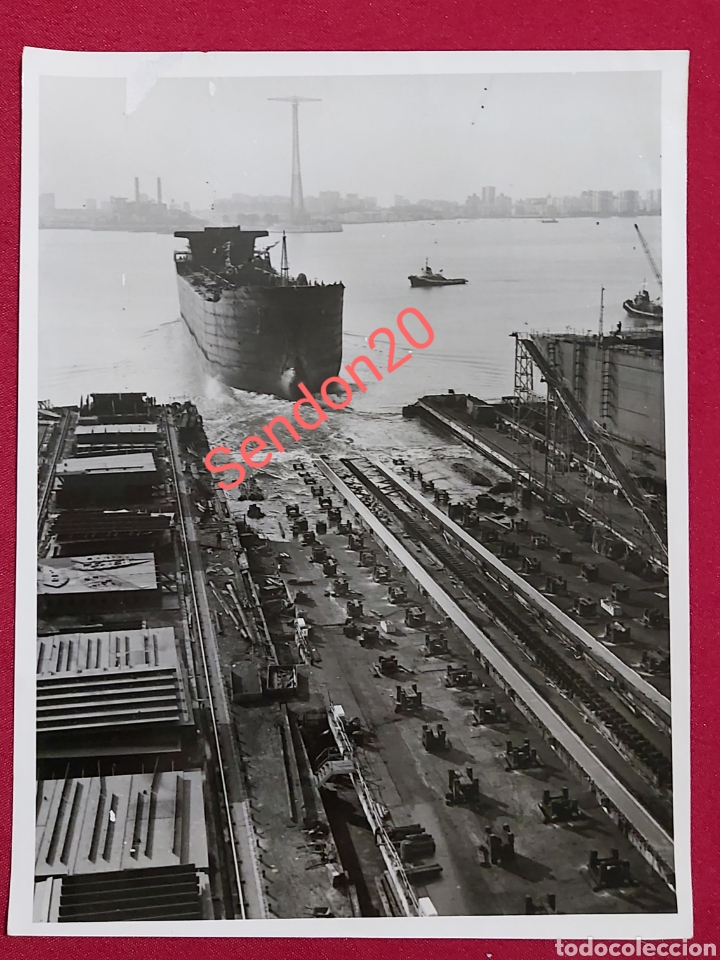 Alte Fotografie: FOTOGRAFIA BULKCARRIER KING CHARLES. FACTORIA DE MATAGORDA PARA LA CIA INGLESA CAYZER IRVINE CO