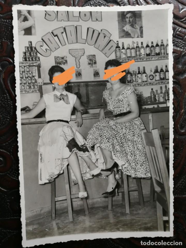 Fotograf&iacute;a antigua: Fotograf&iacute;a antigua. sal&oacute;n Catalu&ntilde;a. Foto a&ntilde;os 40.