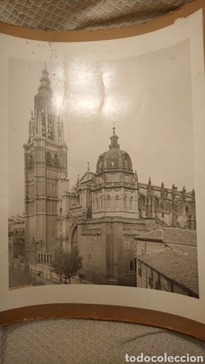 Fotograf&iacute;a antigua: Fotograf&iacute;a Catedral de Toledo. Unica. muy antigua. Ministerio de Instrucci&oacute;n Publica