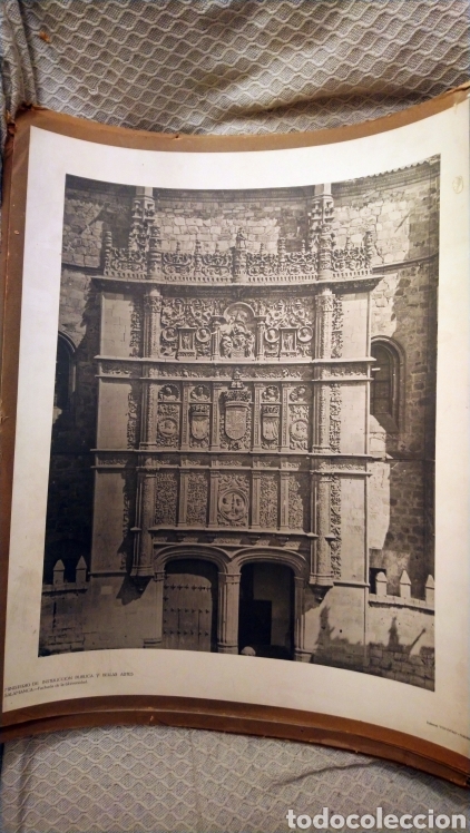 Fotograf&iacute;a antigua: Fotograf&iacute;a Universidad de Salamanca. Original. Ministerio de Instrucci&oacute;n Publica. Gran formato