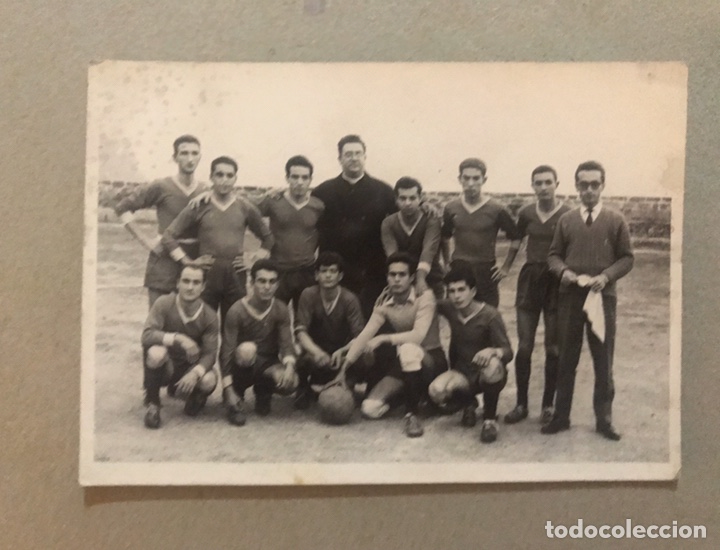 Photographie ancienne: PALERMO. Fotograf&iacute;a, Equipo de f&uacute;tbol del Colegio Fot&oacute;grafo: Giocchino Marranca (a.1958)