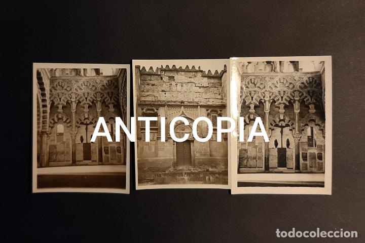 Fotograf&iacute;a antigua: 3 ANTIGUAS FOTOGRAF&Iacute;AS DE LA MEZQUITA DE C&Oacute;RDOBA 1934