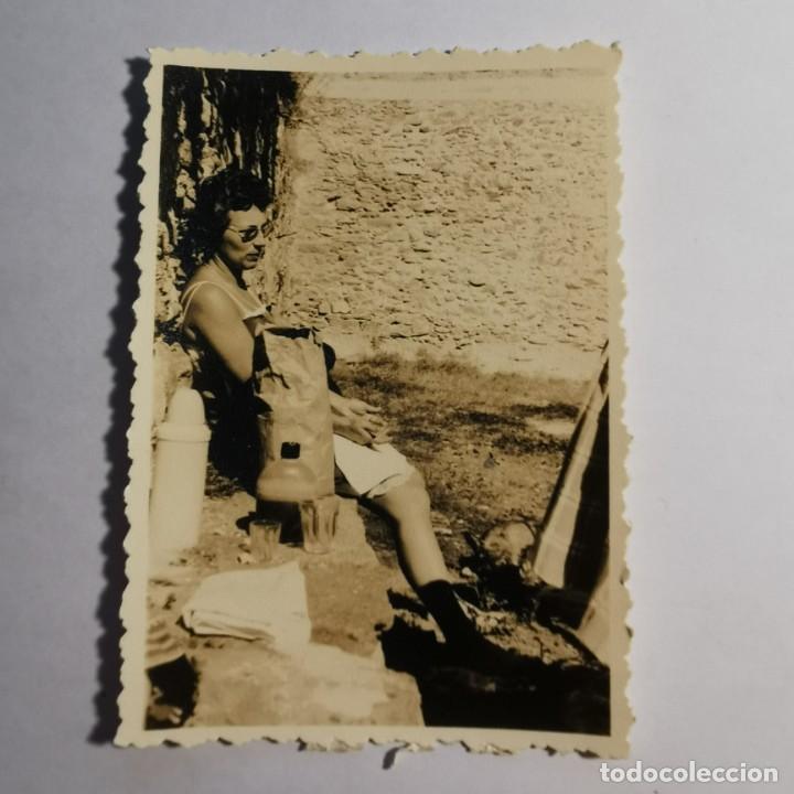 Antique Photography: ANTIGUA FOTOGRAFIA - MONESTIR SANT PERE DE RODES - ANTES RESTAURACI&Oacute;N - A&Ntilde;OS 40 - 10 X 7 CM