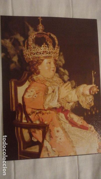 Fotograf&iacute;a antigua: ANTIGUA FOTOGRAFIA A COLOR.NI&Ntilde;O JESUS VIRGEN DE LOS REYES.SEVILLA