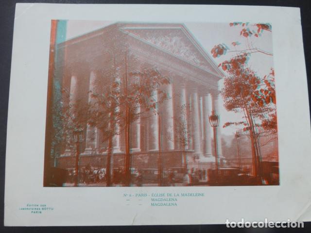 Fotograf&iacute;a antigua: PARIS IMAGEN EN 3 DIMENSIONES 3D 15,5 X 21 CMTS HACIA 1900