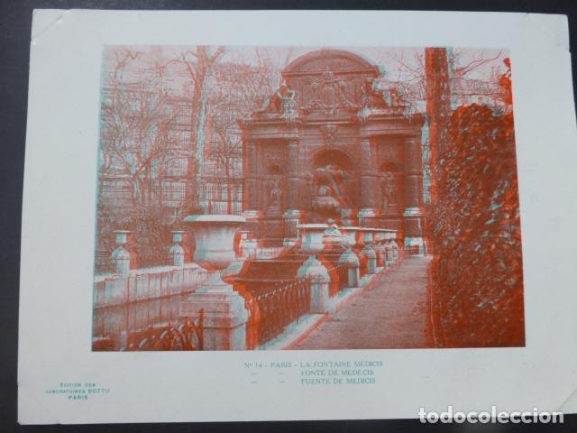 Fotograf&iacute;a antigua: PARIS IMAGEN EN 3 DIMENSIONES 3D 15,5 X 21 CMTS HACIA 1900