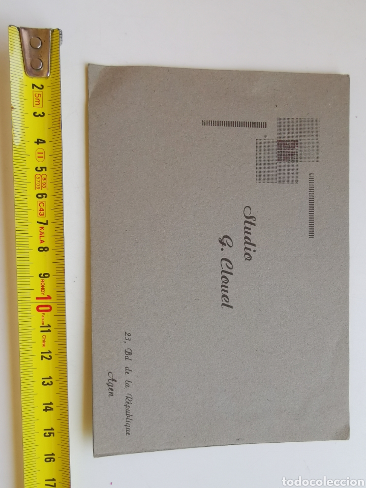 Photographie ancienne: Fotograf&iacute;a de beb&eacute; del estudio Fotogr&aacute;fico G. Clouet de Agen, Francia. 1950's 1960s