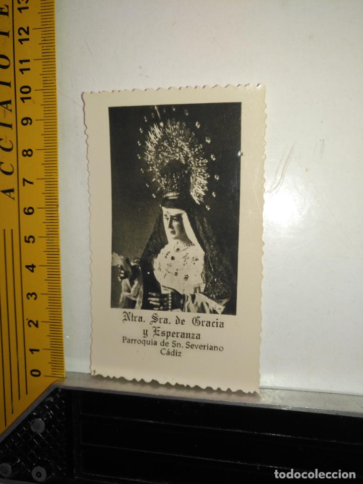 Fotograf&iacute;a antigua: FOTOGRAFIA DE LA SEMANA SANTA DE CADIZ VIRGEN DE GRACIA Y ESPERNAZA