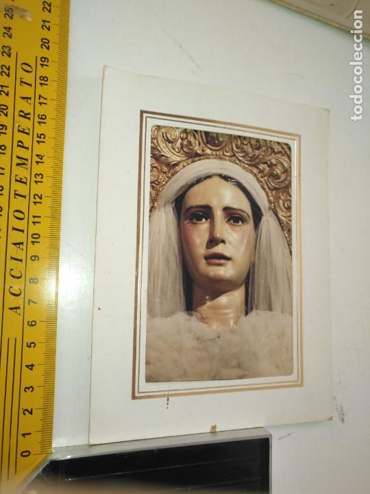 Fotograf&iacute;a antigua: FOTOGRAFIA DE LA SEMANA SANTA DE CADIZ VIRGEN DE LA SOLEDAD DE LA VERACRUZ VERA CRUZ