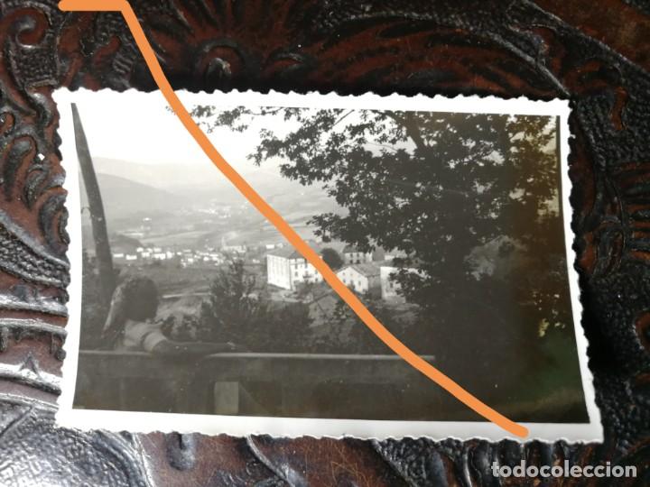 Photographie ancienne: antigua fotograf&iacute;a. Valle bazt&aacute;n. Mirador. Navarra. Foto a&ntilde;o 1949.