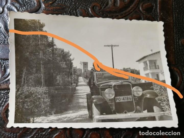 Fotograf&iacute;a antigua: Fotograf&iacute;a Antigua. Autom&oacute;vil. matr&iacute;cula de Pontevedra. Coche F&iacute;at Spider a&ntilde;os 20. Foto a&ntilde;os 40.