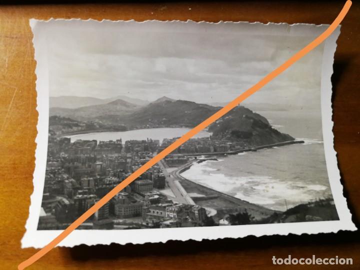 Fotografia antiga: antigua fotograf&iacute;a. Puerto de San sebastian. Foto a&ntilde;o 1947..