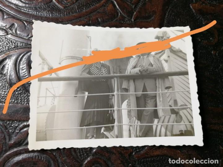 Fotograf&iacute;a antigua: antigua fotograf&iacute;a. barco o buque a vapor Rey Jaime II. Trasmediterr&aacute;nea. Foto a&ntilde;o 1948.