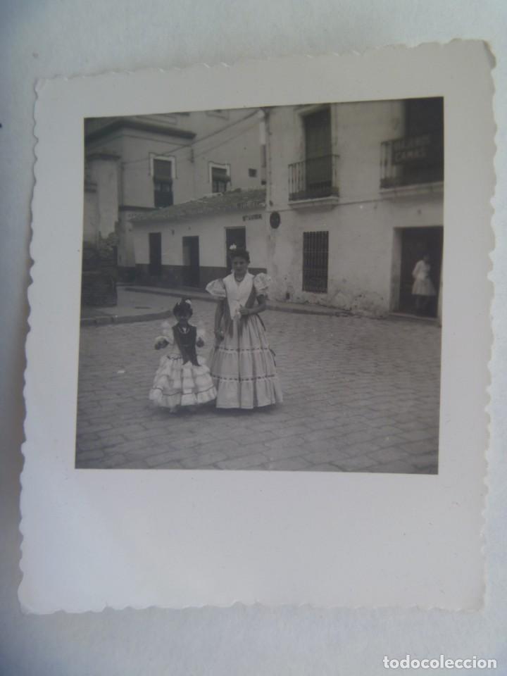 Fotograf&iacute;a antigua: FOTO DE FERIA : NI&Ntilde;A VESTIDA DE FLAMENCA