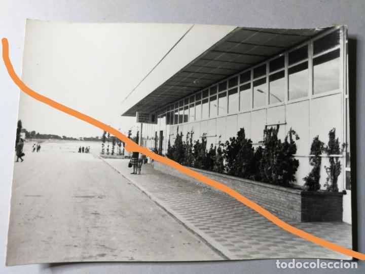 Fotografia antiga: Antigua fotograf&iacute;a, aeropuerto de Girona. Foto a&ntilde;os 60.