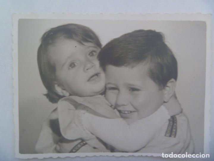 Fotografia antiga: PRECIOSA FOTO DE ESTUDIO DE NI&Ntilde;OS. DE LOPEZ DUERTO , COIN ( MALAGA )