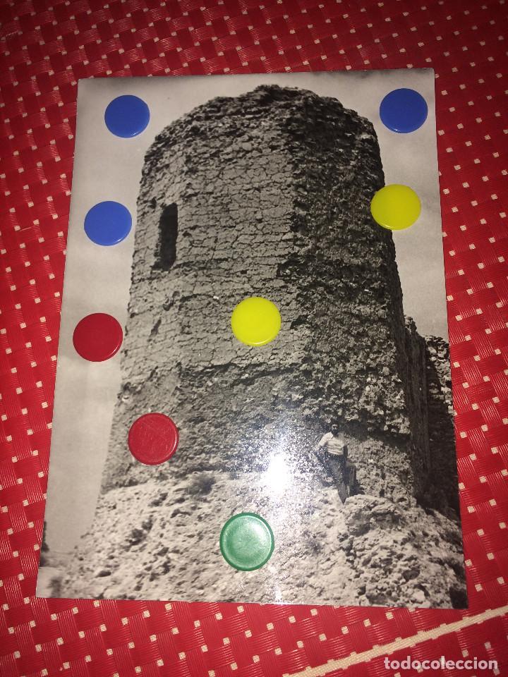 Fotograf&iacute;a antigua: CASTILLO - RU&Iacute;NAS - REGI&Oacute;N DE ARAG&Oacute;N - RUTA FERROCARRIL SANTANDER-ME - FOTOGRAFIA ORIGINAL - A&Ntilde;OS 70