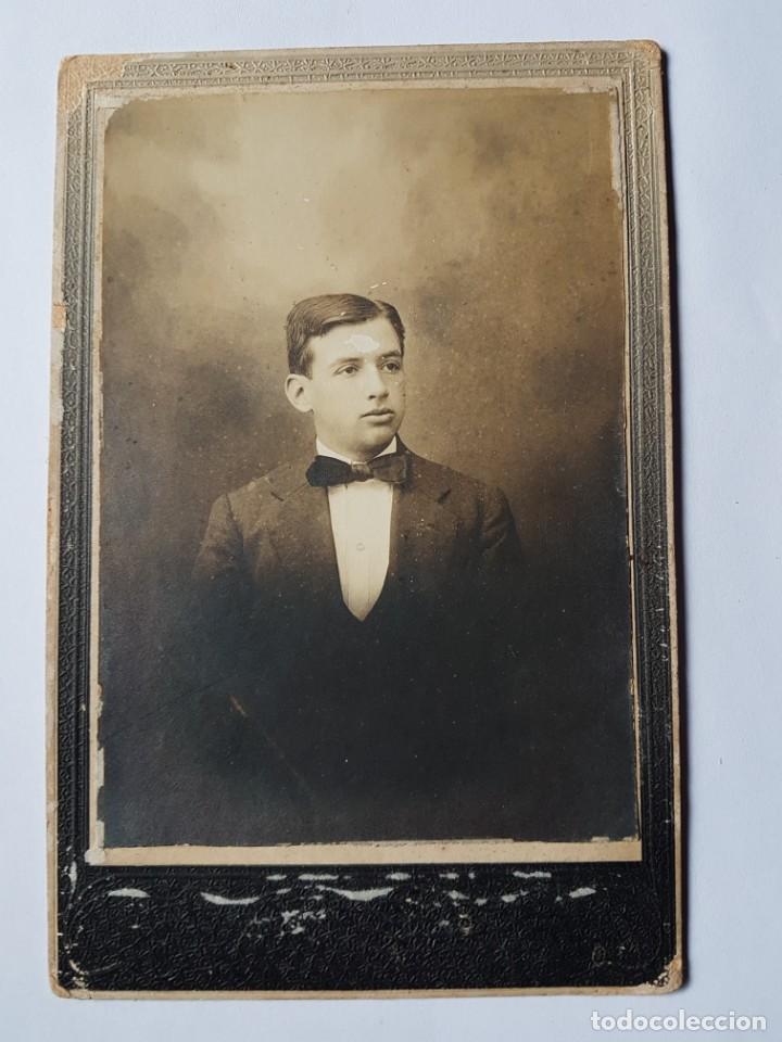 Fotografia antiga: BASELLI JOVEN ELEGANTE, FOTO CARTON DURO. JEUNE &Eacute;L&Eacute;GANT, YOUNG ELEGANT, HARD CARDBOARD PHOTO.