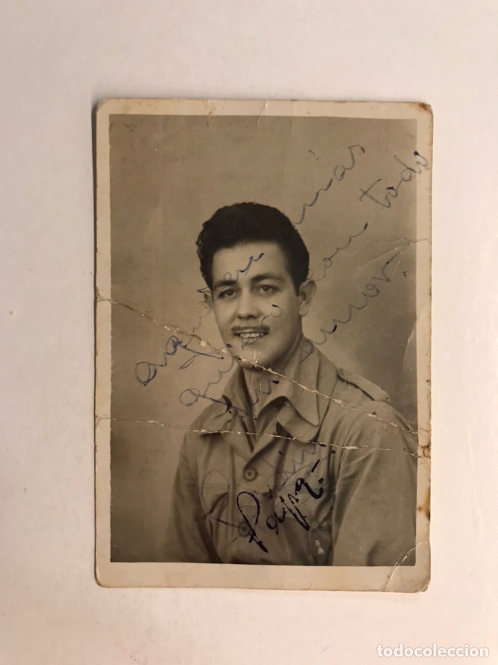 Photographie ancienne: PUERTO DE LA LUZ. Fotograf&iacute;a Militar Recuerdo Cuartel. FOTO: ELISEO RUIZ (a.1940)