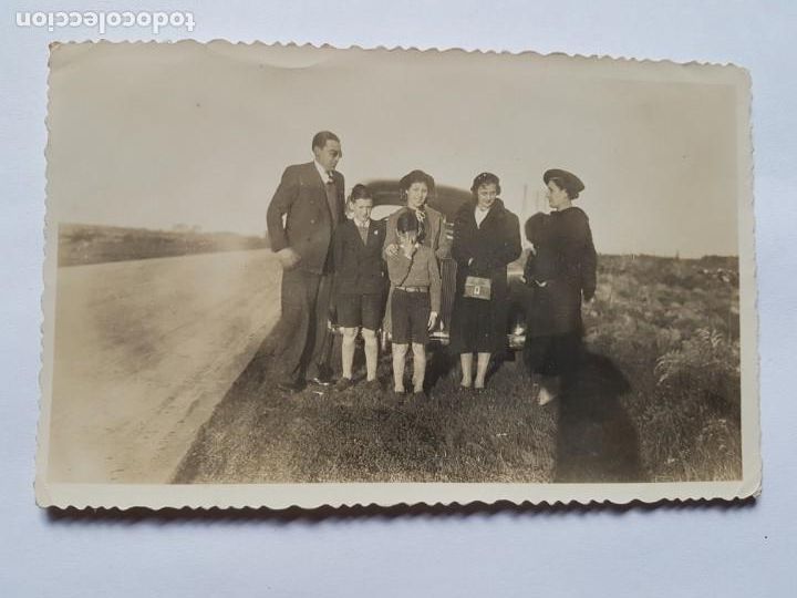 Alte Fotografie: CAMINO A LUJAN, ARGENTINA 1938 FOTO FAMILIAR, PHOTO DE FAMILLE, FAMILY PICTURE