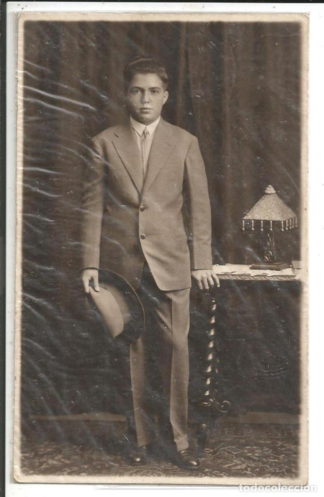 Antique Photography: FOTOGRAFIA ANTIGUA CABALLERO - 13,5X8,5 CM