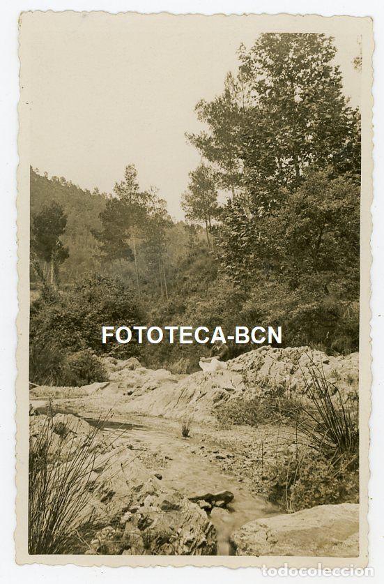 Photographie ancienne: FOTO ORIGINAL PARAJE LLAMADO L'AMPOLLA CATALUNYA A&Ntilde;O 1951