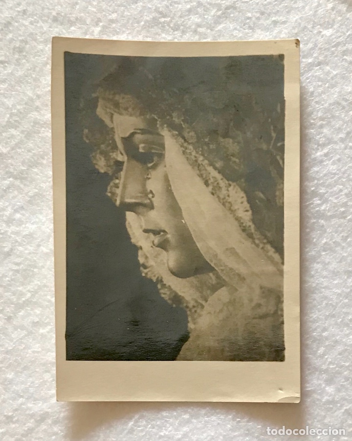Fotografia antiga: SEMANA SANTA SEVILLA. ANTIGUA FOTOGRAF&Iacute;A VIRGEN DE ESPERANZA LA MACARENA