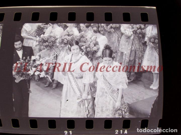 Fotograf&iacute;a antigua: VALENCIA - FALLAS - 6 CLICHES NEGATIVOS DE 35 mm EN CELULOIDE - A&Ntilde;O 1978