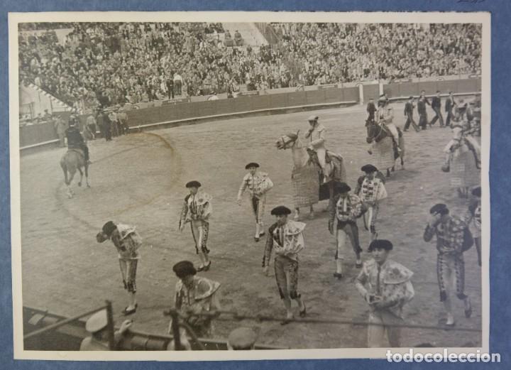 Antique Photography: Fotograf&iacute;a corrida de toros a&ntilde;os 50-17 cm x 23,5 cm