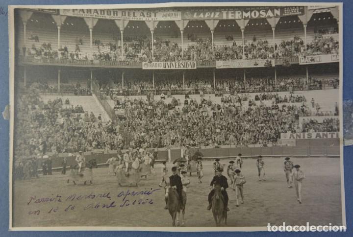 Fotograf&iacute;a antigua: Fotograf&iacute;a corrida de toros a&ntilde;os 50-11 cm x 16 cm