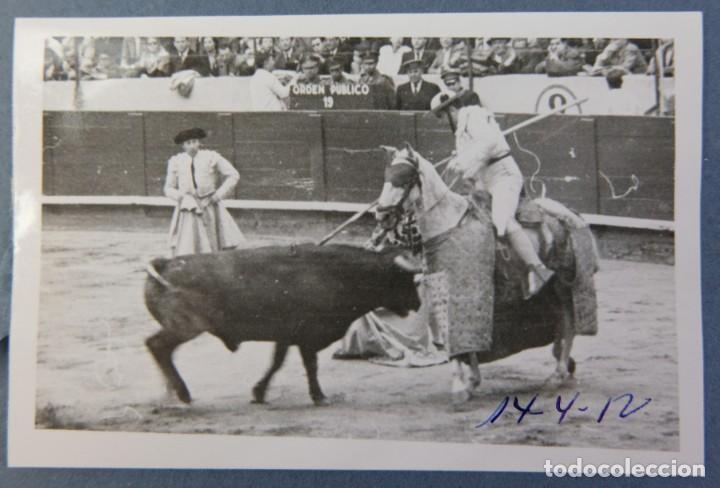 Antique Photography: Fotograf&iacute;a corrida de toros a&ntilde;os 50-6 cm x 9,5 cm