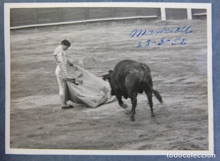 Antique Photography: Fotograf&iacute;a corrida de toros a&ntilde;os 50-6 cm x 8,5 cm