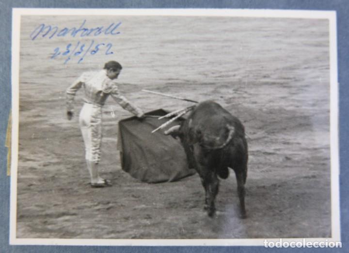 Antique Photography: Fotograf&iacute;a corrida de toros a&ntilde;os 50-6 cm x 8,5 cm