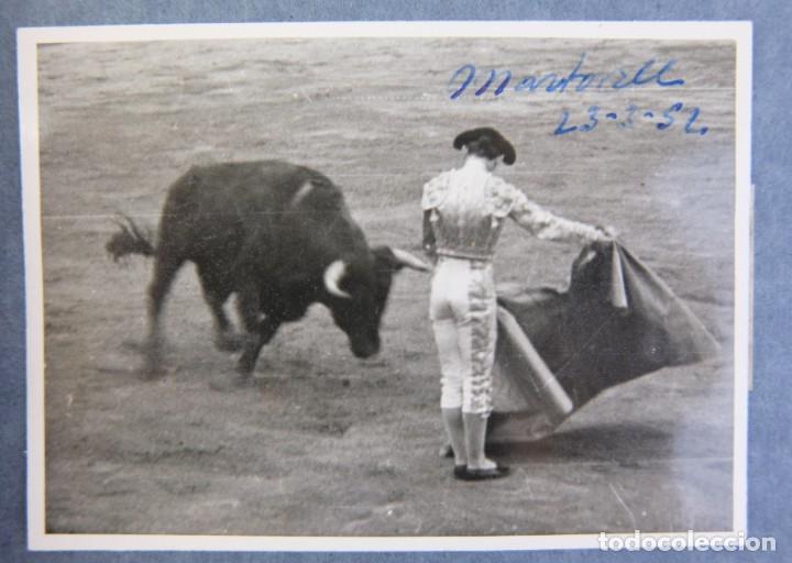 Antique Photography: Fotograf&iacute;a corrida de toros a&ntilde;os 50-6 cm x 8,5 cm