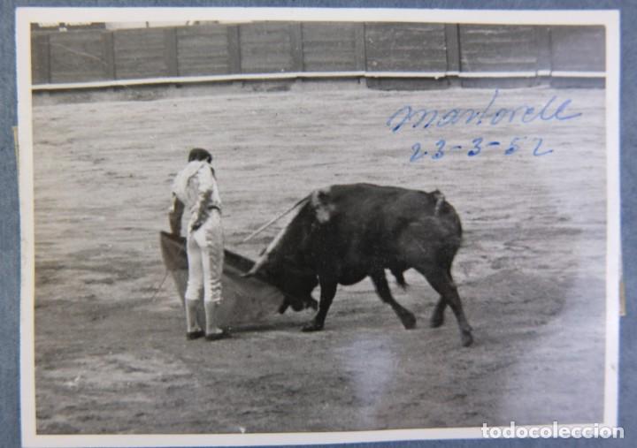 Antique Photography: Fotograf&iacute;a corrida de toros a&ntilde;os 50-6 cm x 8,5 cm