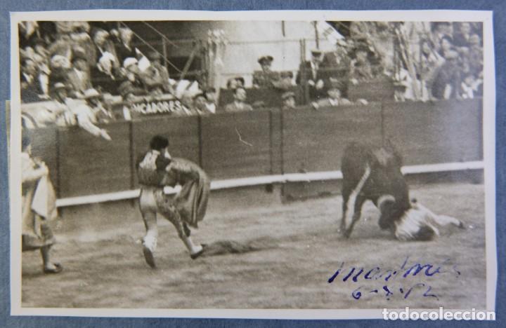 Antique Photography: Fotograf&iacute;a corrida de toros a&ntilde;os 50-6 cm x 8,5 cm
