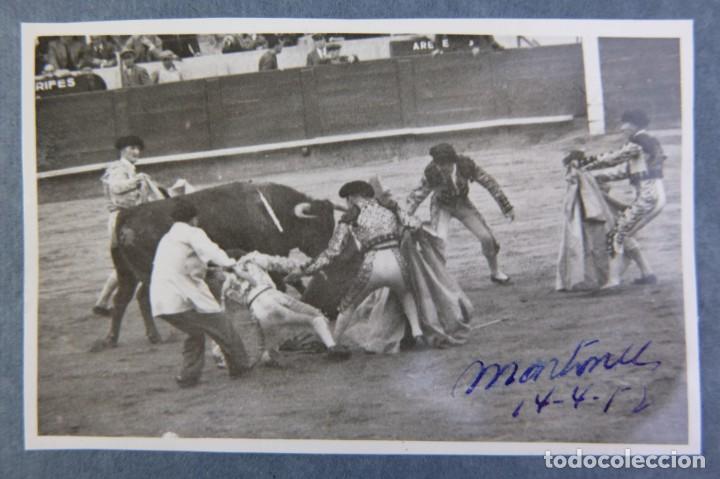 Antique Photography: Fotograf&iacute;a corrida de toros a&ntilde;os 50-6 cm x 8,5 cm