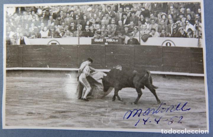 Antique Photography: Fotograf&iacute;a corrida de toros a&ntilde;os 50-5,5 cm x 9 cm