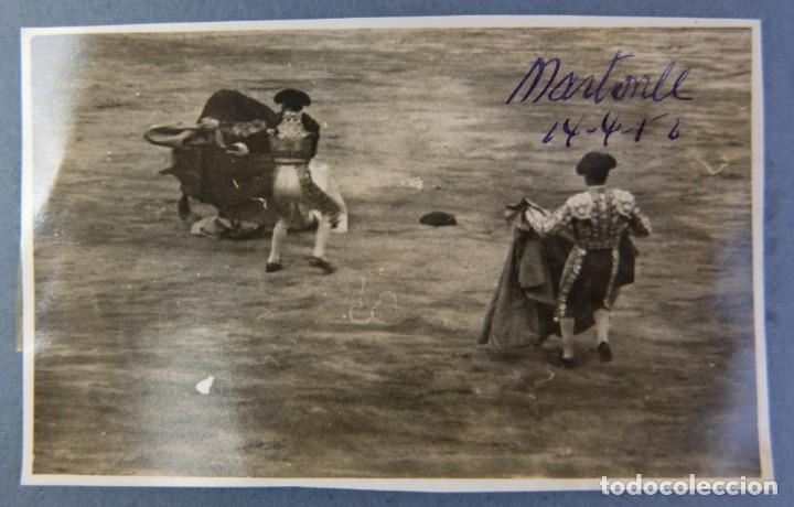 Antique Photography: Fotograf&iacute;a corrida de toros a&ntilde;os 50-5,5 cm x 9 cm.