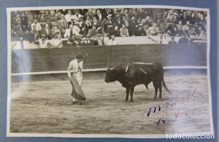 Antique Photography: Fotograf&iacute;a corrida de toros a&ntilde;os 50-5,5 cm x 9 cm