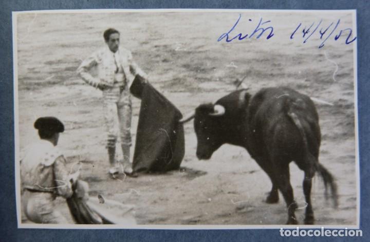 Antique Photography: Fotograf&iacute;a corrida de toros a&ntilde;os 50-5,5 cm x 9 cm