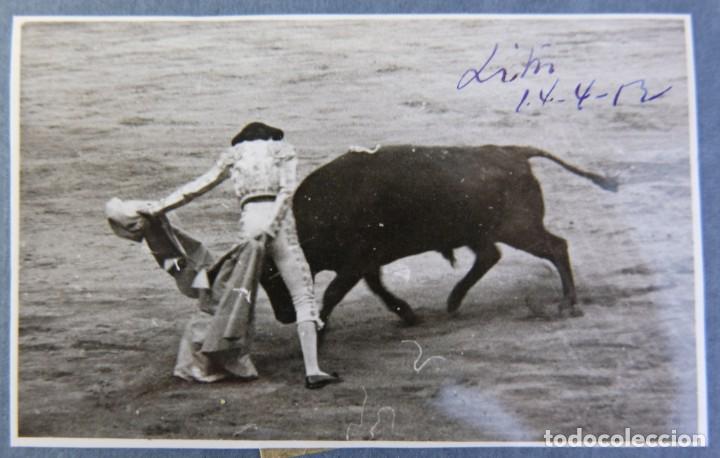 Antique Photography: Fotograf&iacute;a corrida de toros a&ntilde;os 50-5,5 cm x 9 cm