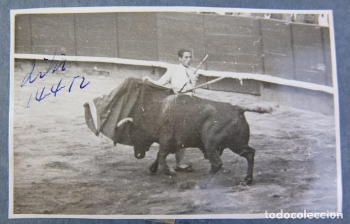 Antique Photography: Fotograf&iacute;a corrida de toros a&ntilde;os 50-5,5 cm x 9 cm