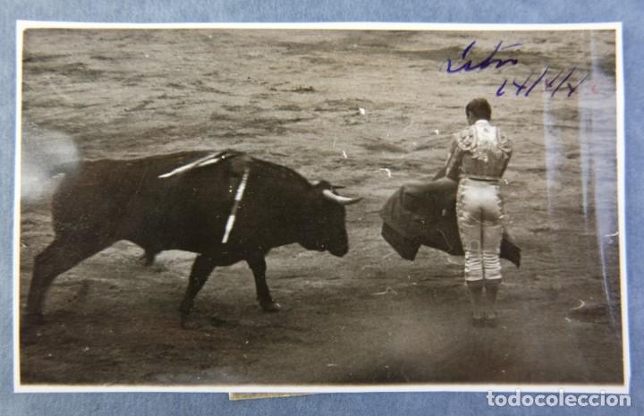 Antique Photography: Fotograf&iacute;a corrida de toros a&ntilde;os 50-5,5 cm x 9 cm
