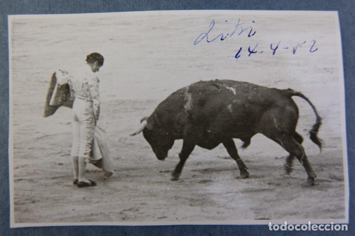 Antique Photography: Fotograf&iacute;a corrida de toros a&ntilde;os 50-5,5 cm x 9 cm